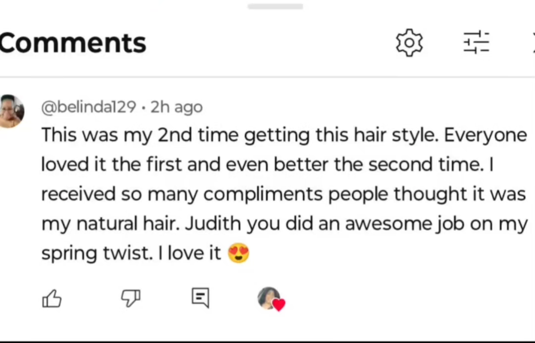 Commentaires/dits des clients