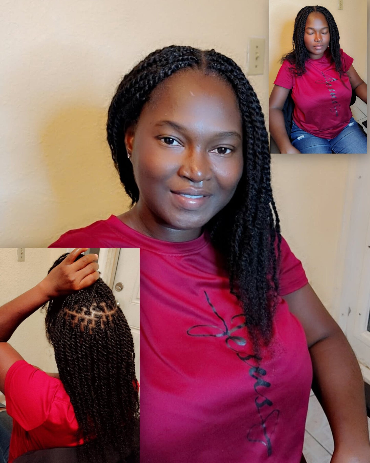 Natural kinky twist - Hair included